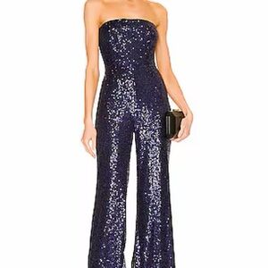 Lovers + Friends Midnight Sequin Jumpsuit